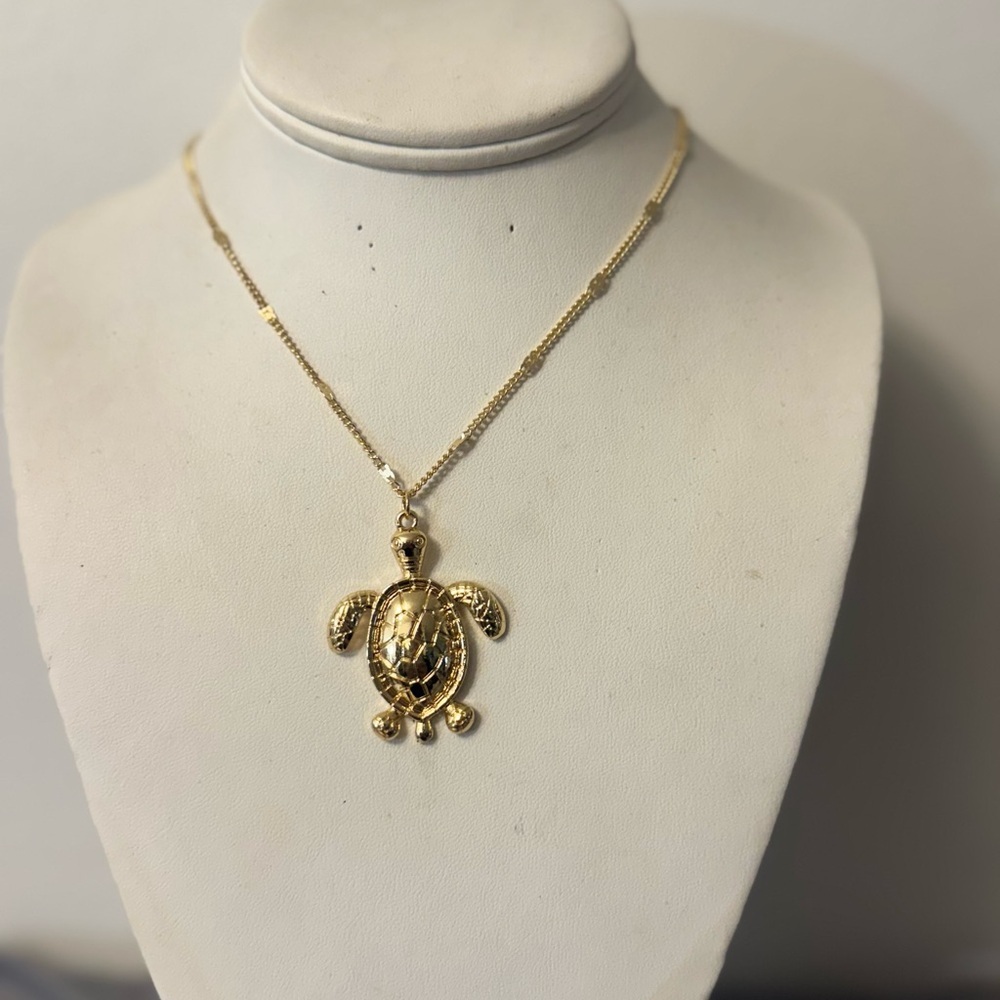 LEAF STATEMENT NECKLACE - Picture 6 of 11